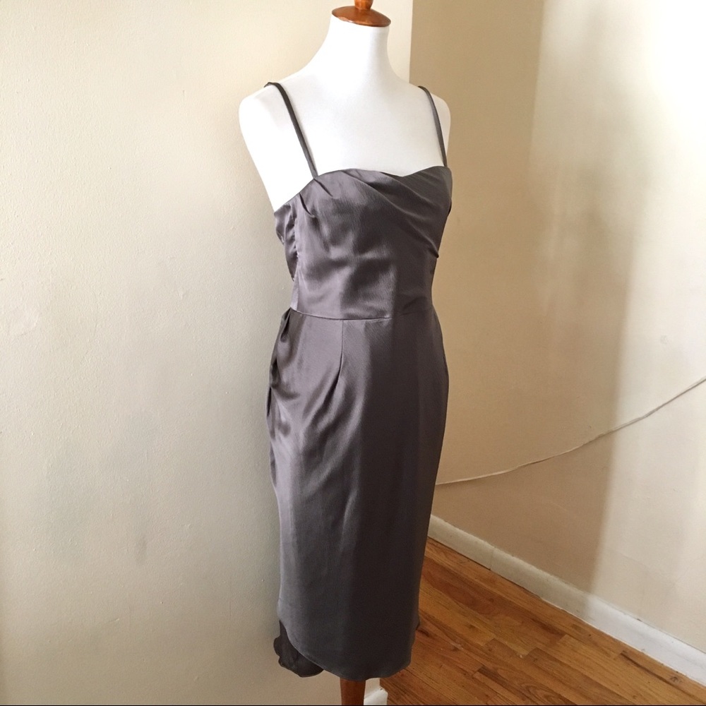 Nanette Lepore Muse Silk Draped Dress - Picture 5 of 8